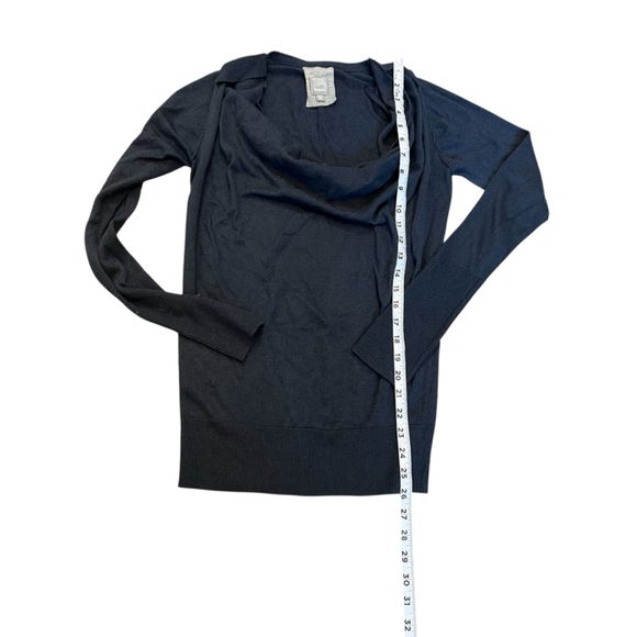 Women's Bench. Dark Blue Cowl Neck Sweater XS Knit Top - Picture 8 of 10